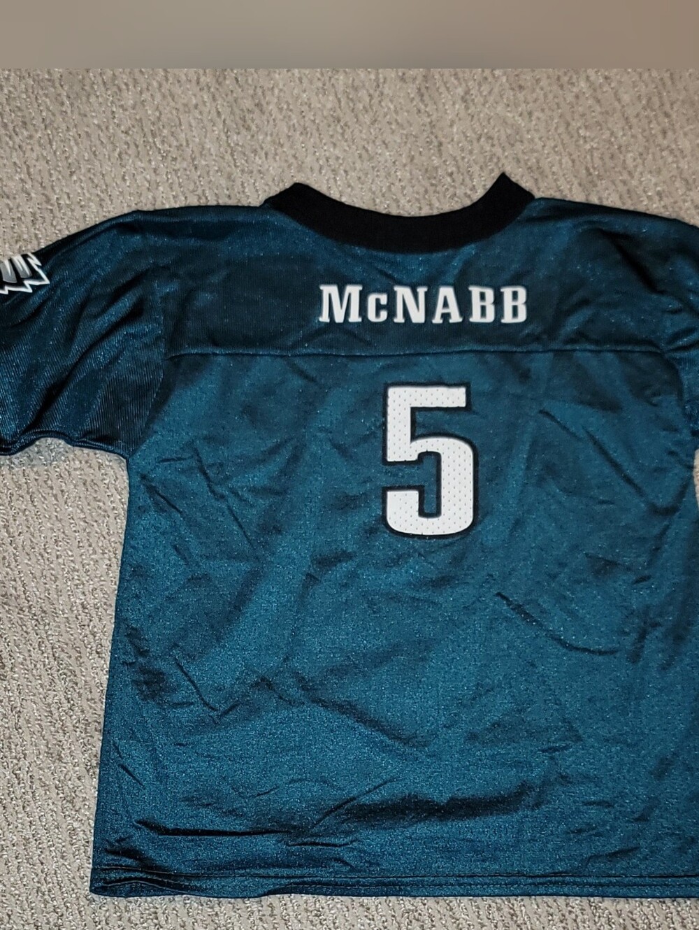 Vintage Reebok Philadelphia Eagles McNabb #5 Kids Jersey Size 5/6